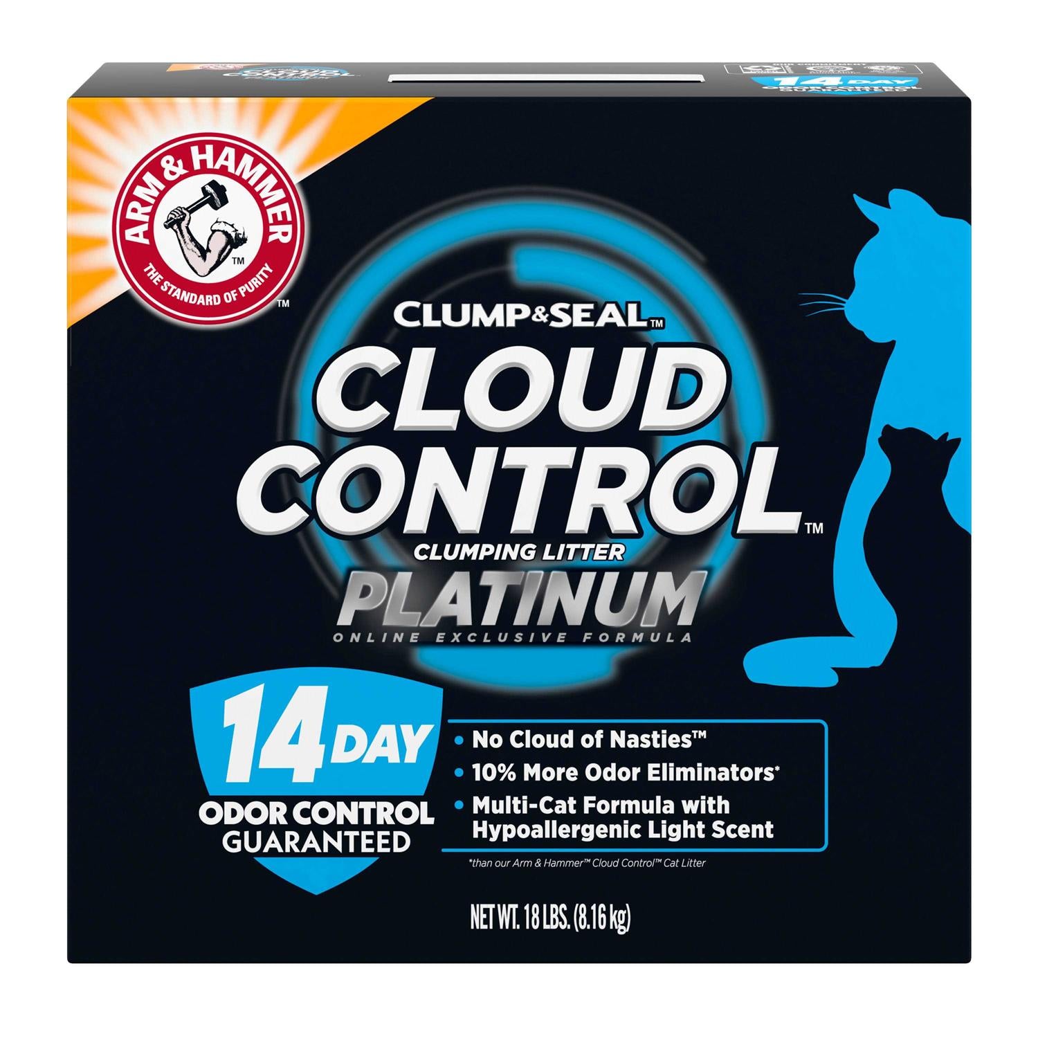 Arm &amp; Hammer Cloud Control Platinum Clumping Cat Litter - Pet Supplies online store