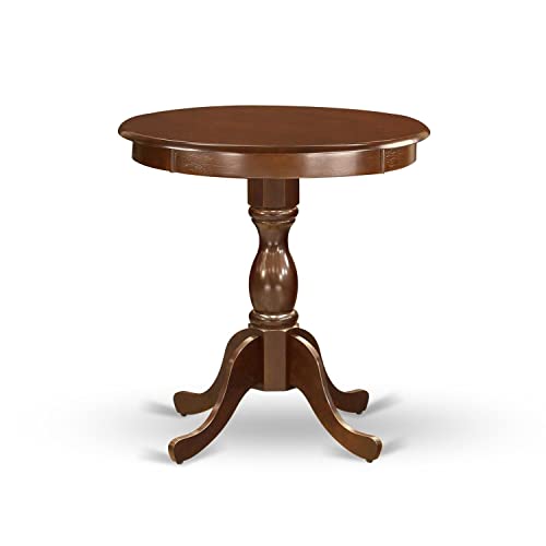 Round Dining Table with 2 Kitchen Chairs, 30x30 Inch E7647