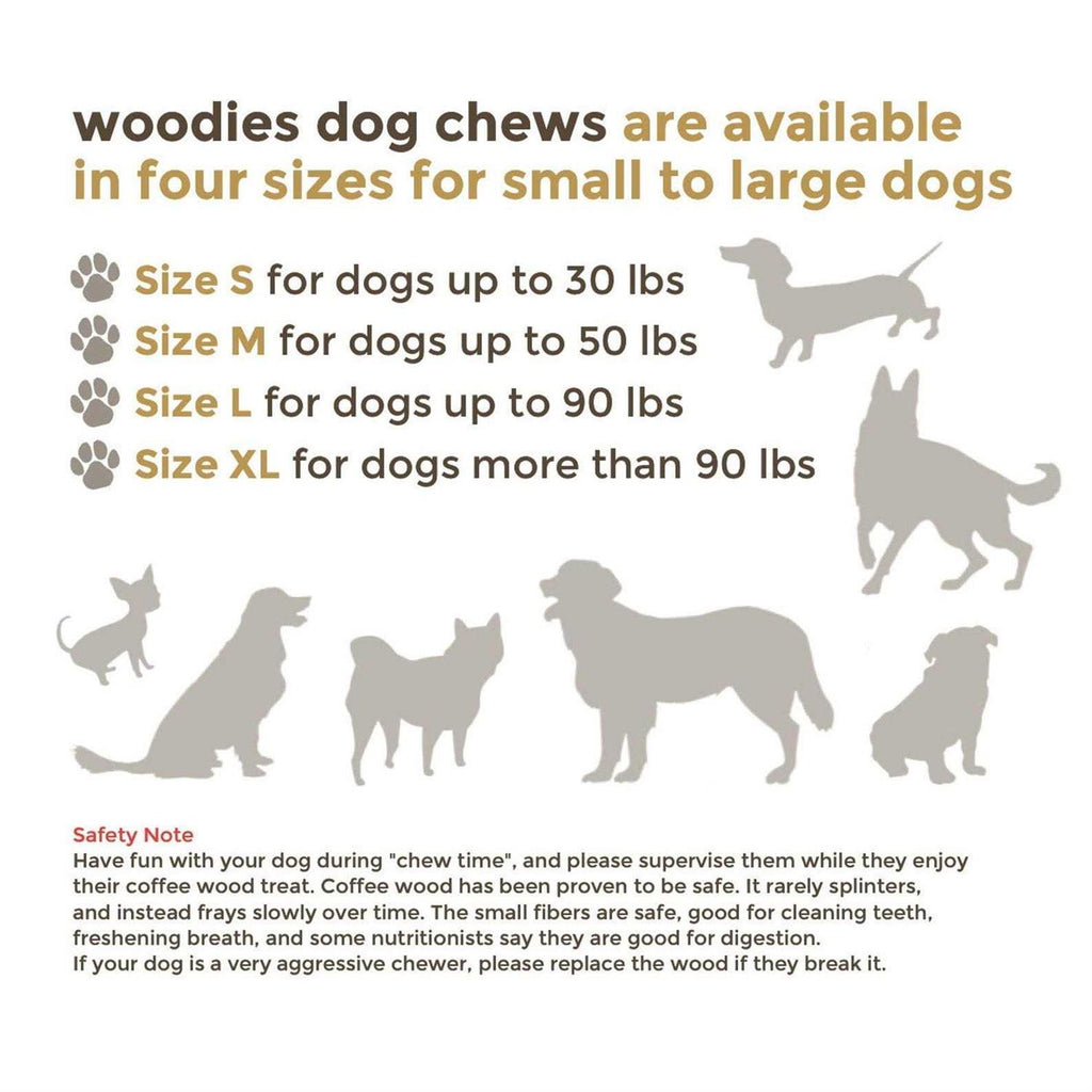 Coffee Wood Dog Chew Toys for Strong Chewers K507997