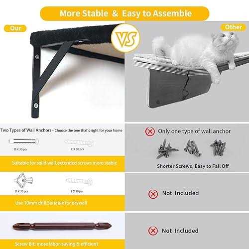 Wall-Mounted Cat Shelves with Scratcher G107623