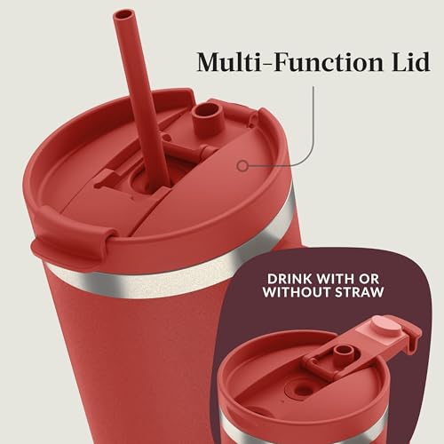 40oz Stainless Steel Vacuum Insulated Tumbler, Leak-Proof, Cold for 29 Hours O99583