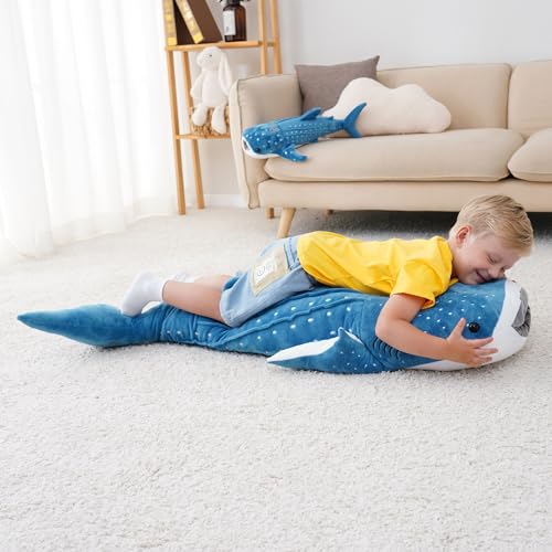 Giant Plush Whale Shark Stuffed Animal Pillow Toy V834