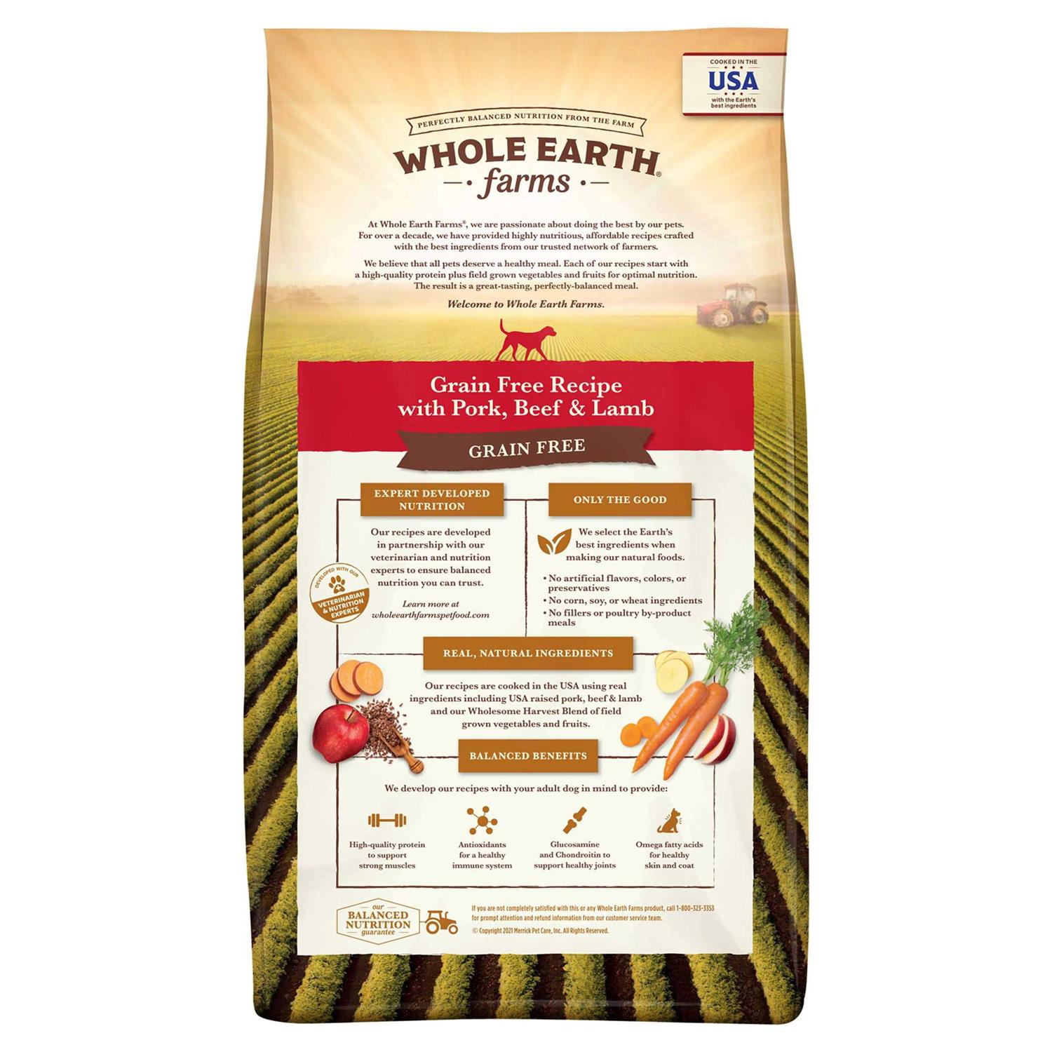 Grain Free Pork Beef & Lamb Recipe Dry Dog Food L963