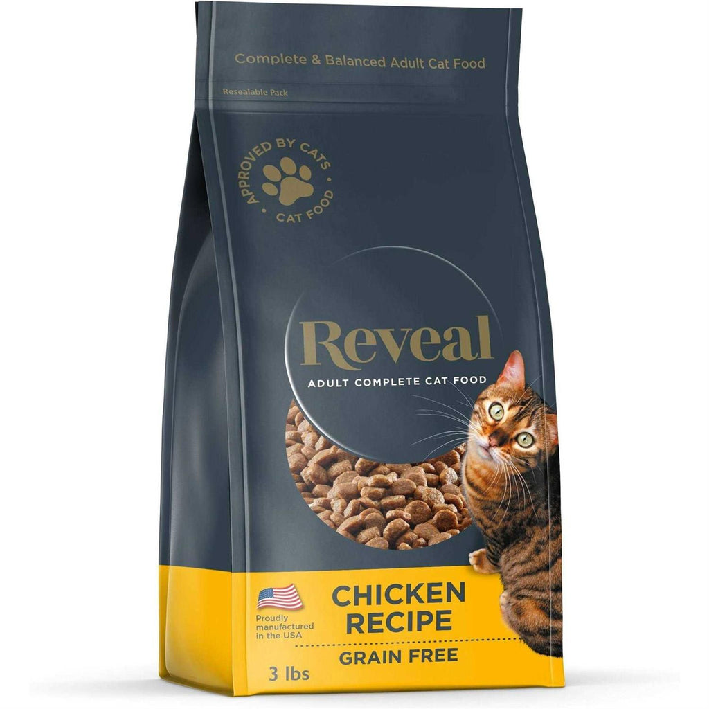 Reveal Grain-Free Chicken Recipe Natural Complete &amp; Balanced Dry Cat Food - Pet Supplies online store