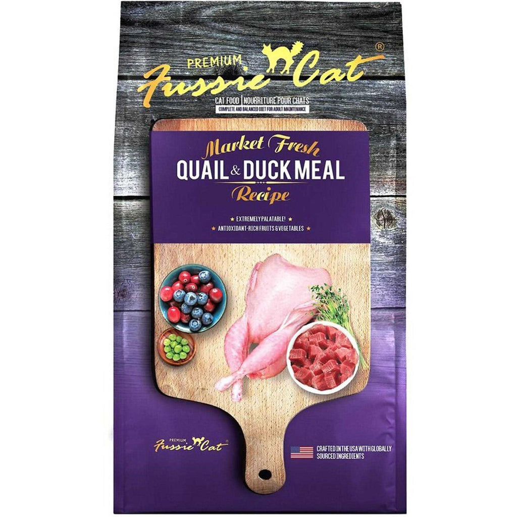 Fussie Cat Market Fresh Quail &amp; Duck Meal Dry Cat Food - Pet Supplies online store