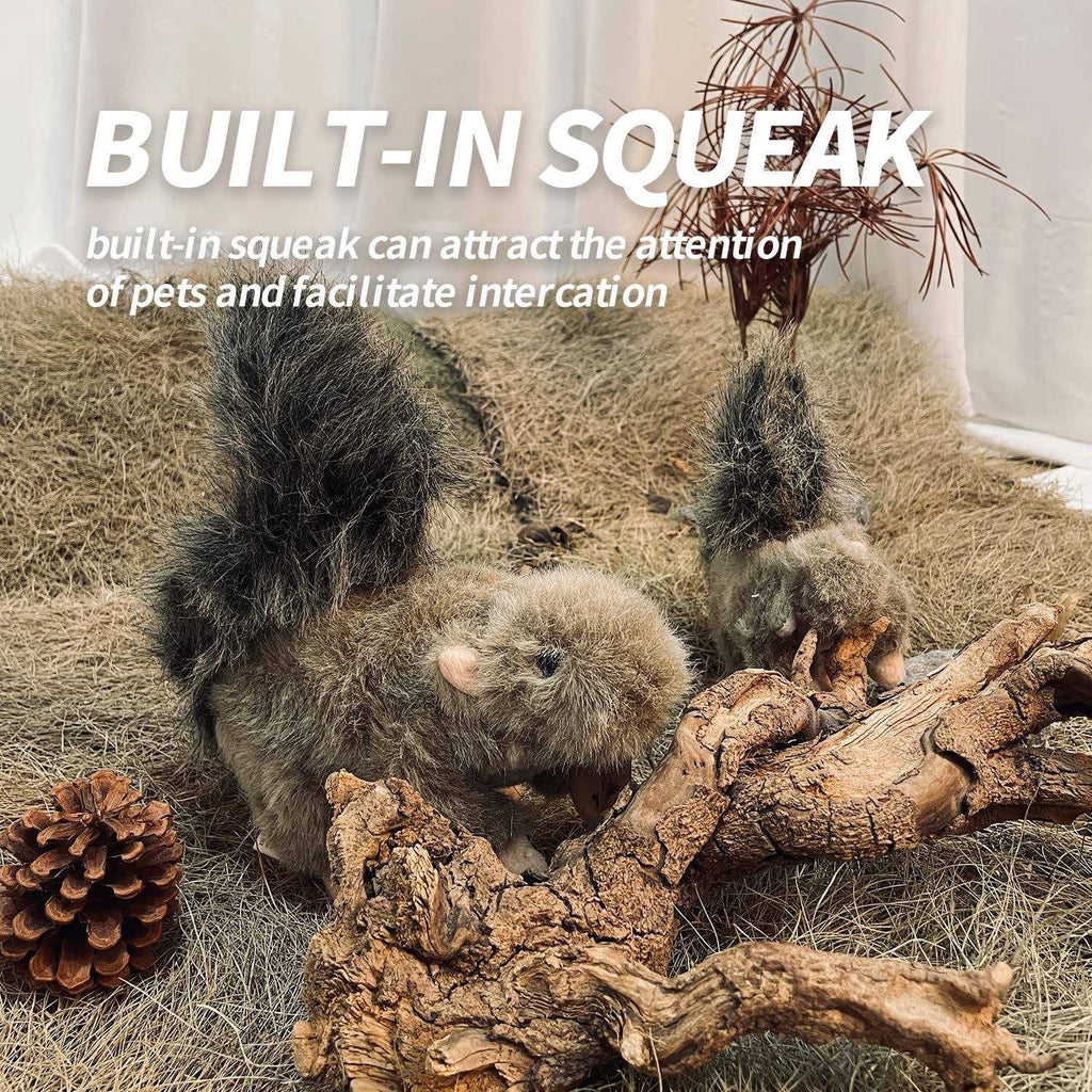Squirrel Plush Toys for Pets J57027