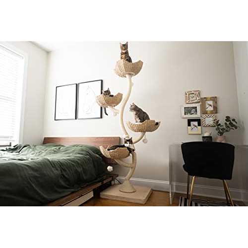 Modern Cat Tree, White I845122