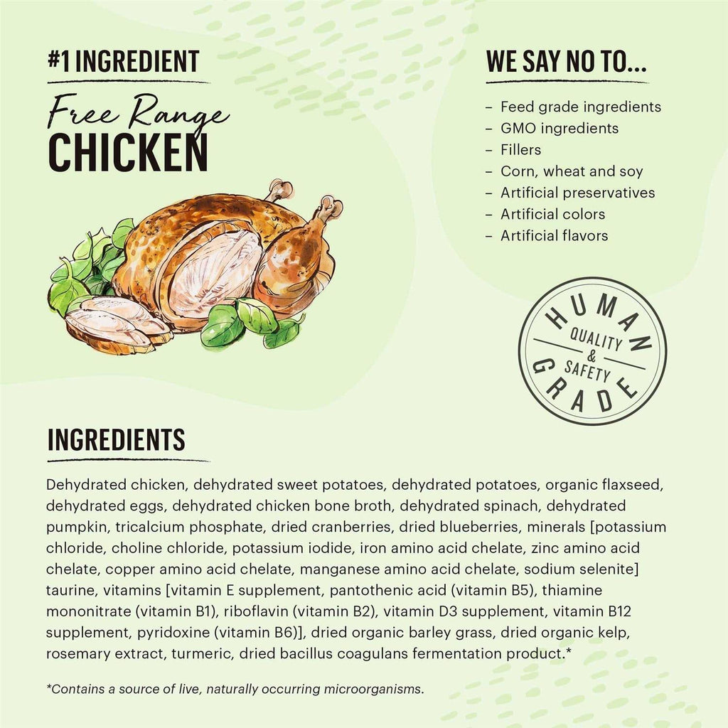 Chicken Grain-Free Dehydrated Cat Food W5171