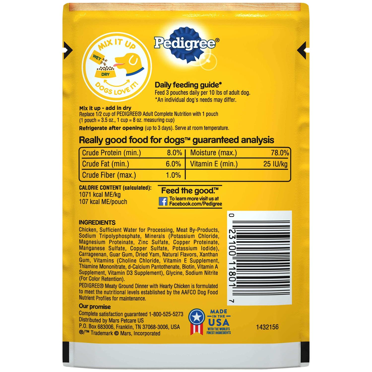 Chopped Ground Wet Dog Food D700