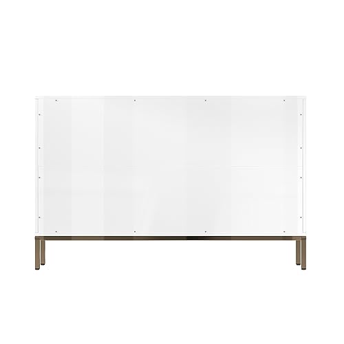 6 Drawer Double Dresser, Modern Wood Chest for Living Room P585951