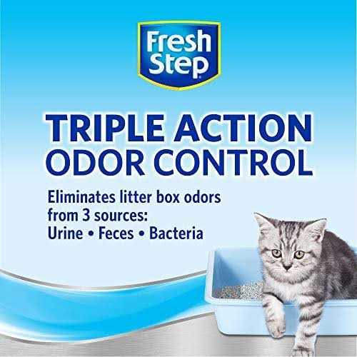 Clumping Cat Litter with Triple Action Odor Control F219537