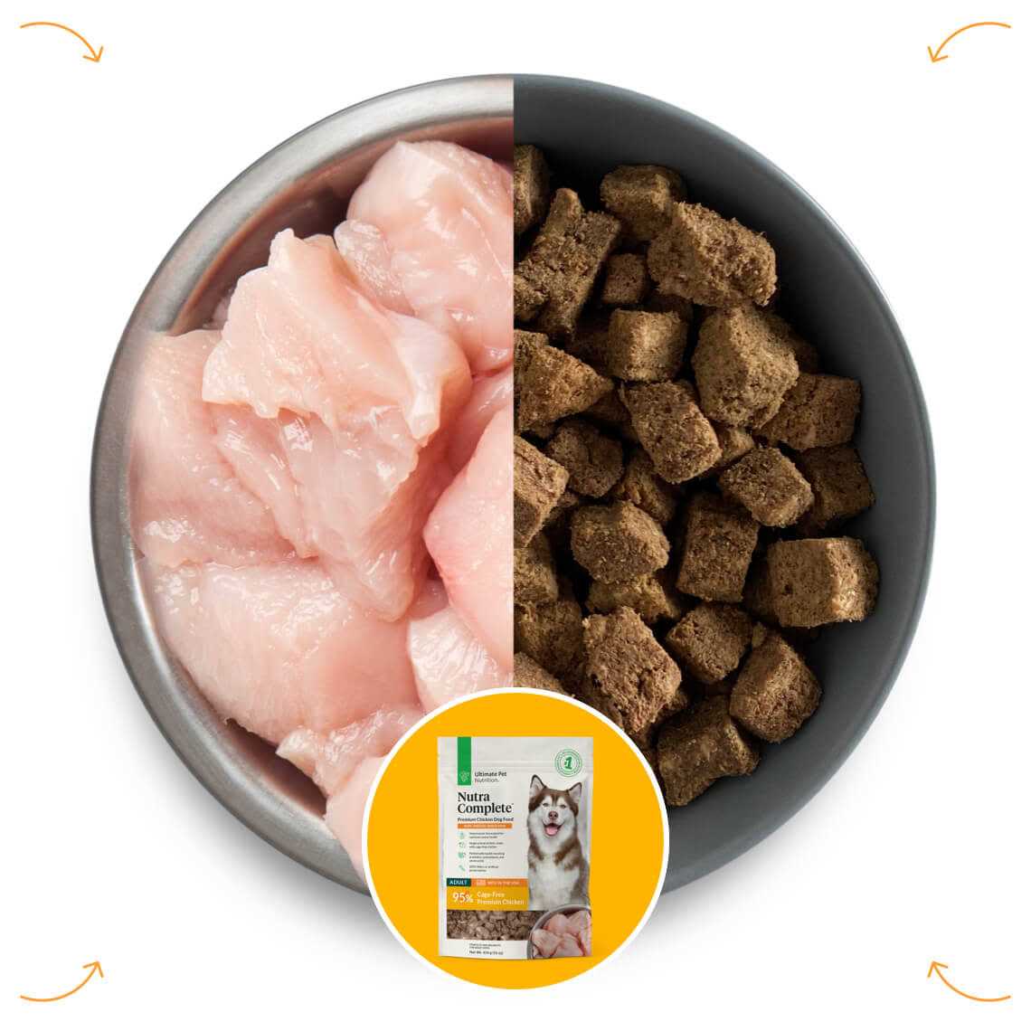 Freeze Dried Raw Chicken Dog Food X22741