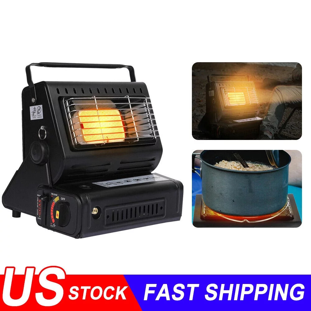Multifunctional Survival Heater for Camps, Dual Purpose Butane Burner U409893