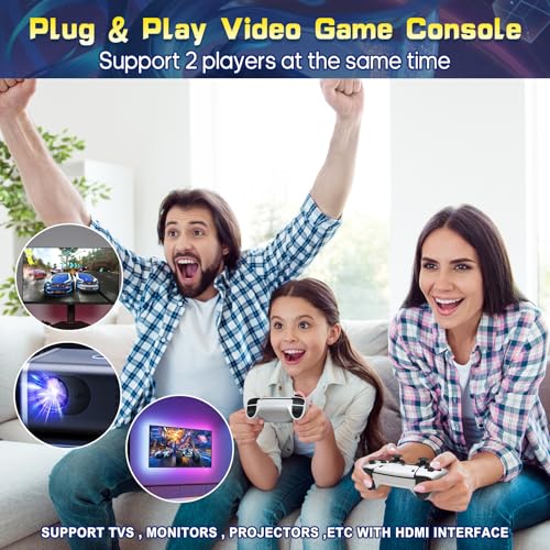 Retro Game Stick, 4K HDMI, 2 Wireless Controllers, 64GB F428933