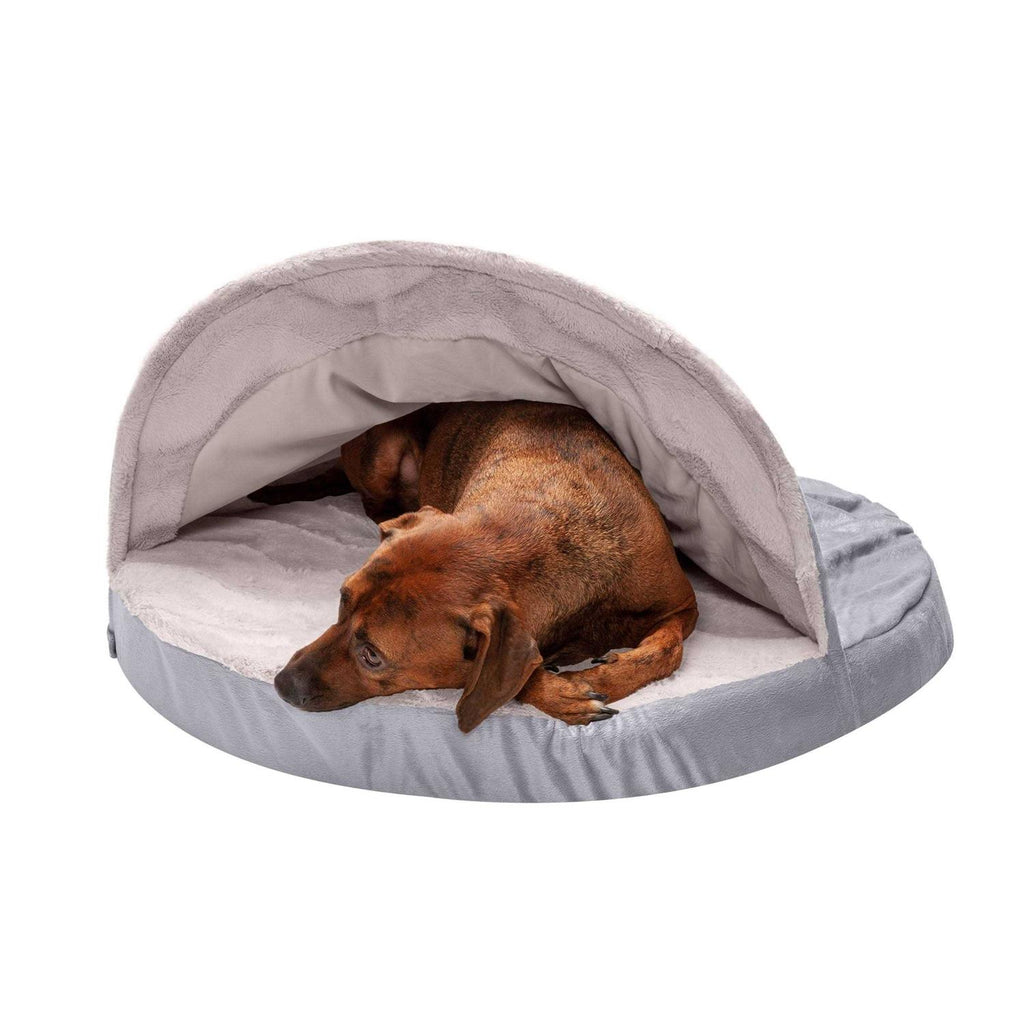 Orthopedic Pet Bed with Fur and Velvet F79973