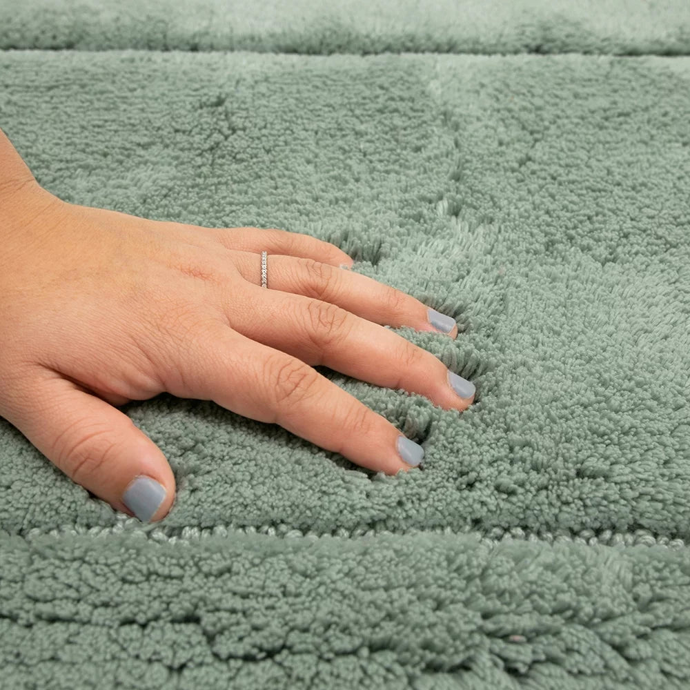 Cotton Bath Mat, Seaglass, 2' 3" x 3' 9" M9385