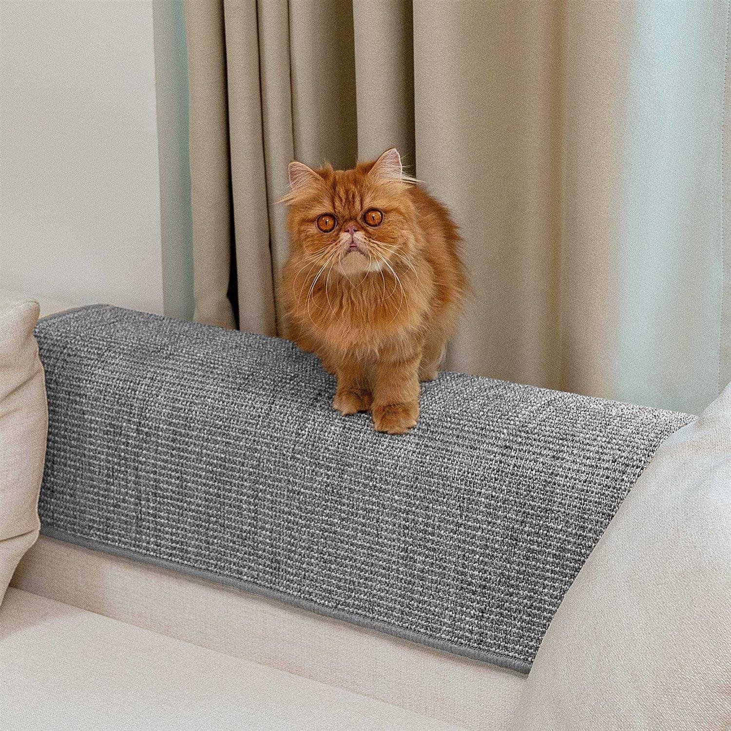 Cat Scratcher Mat, Natural Sisal Scratch Pad for Indoor Cats K556