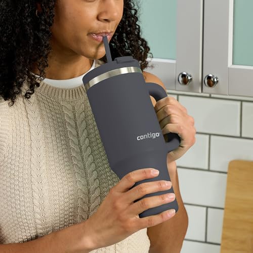 40oz Stainless Steel Vacuum Insulated Tumbler, Leak-Proof, Cold for 29 Hours O99583