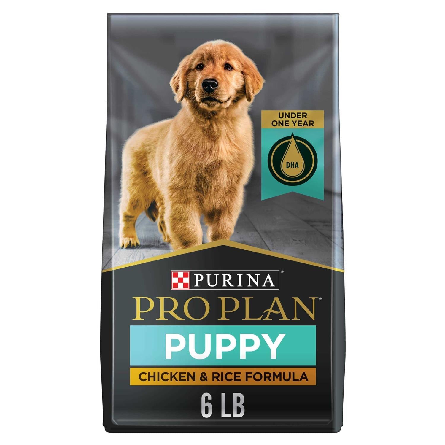 High Protein Chicken and Rice Dry Puppy Food, 6 lbs. H158
