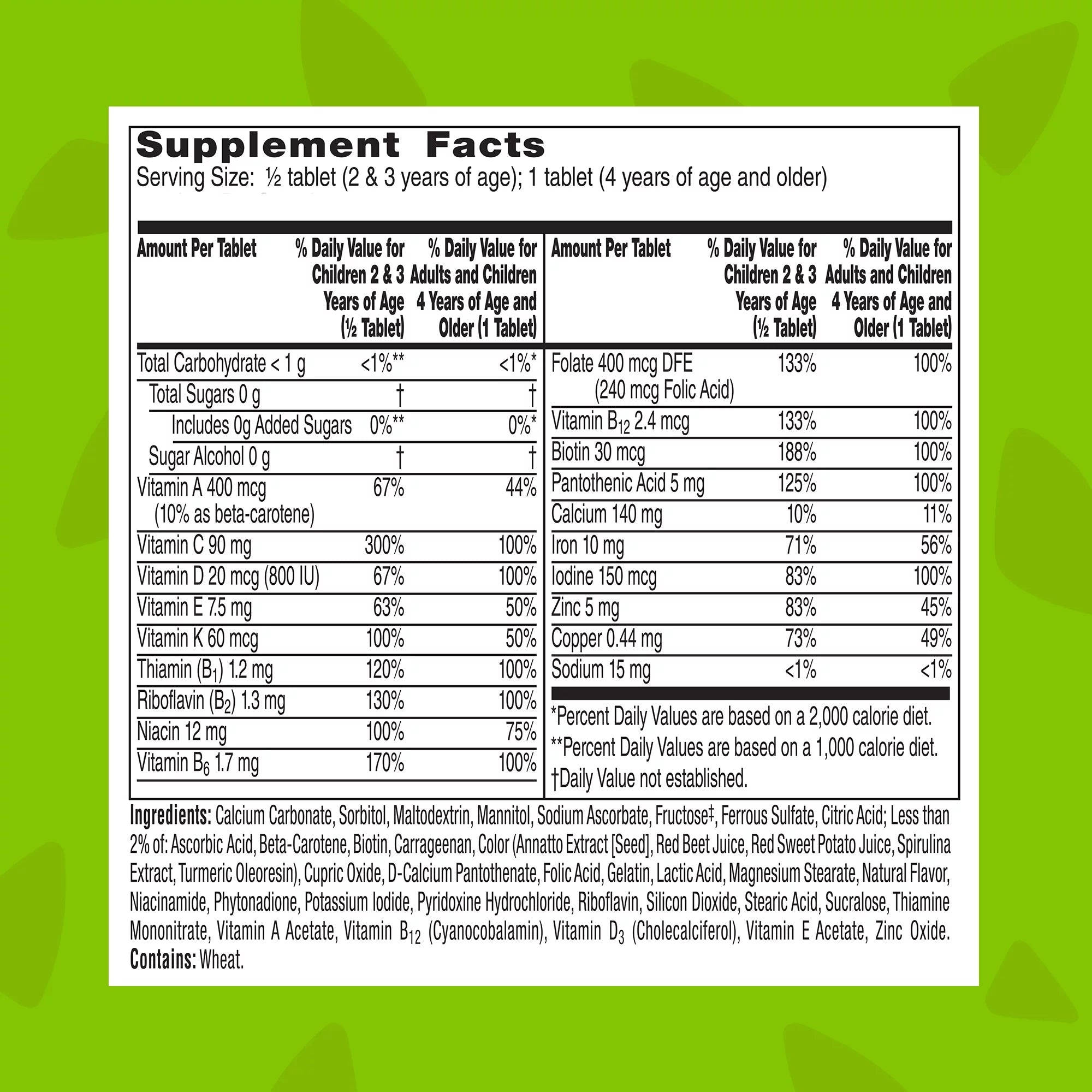 Chewable Multivitamin Tablets, 150 Count (Pack of 3) B80360