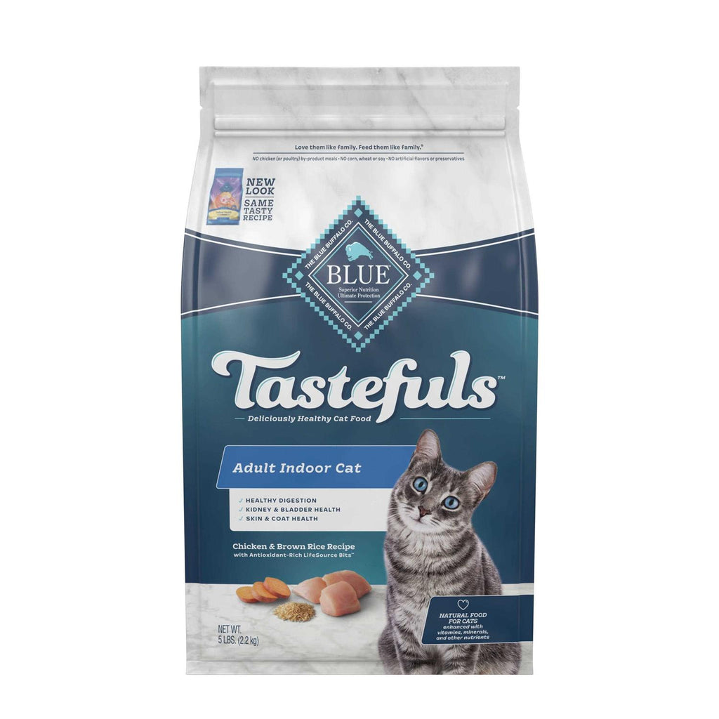 Blue Buffalo Indoor Health Adult Cat Food Chicken &amp; Brown Rice Recipe - Pet Supplies online store