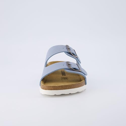 Women's Cork Footbed Sandals with Double Buckle Slip-On and Arch Support U61950