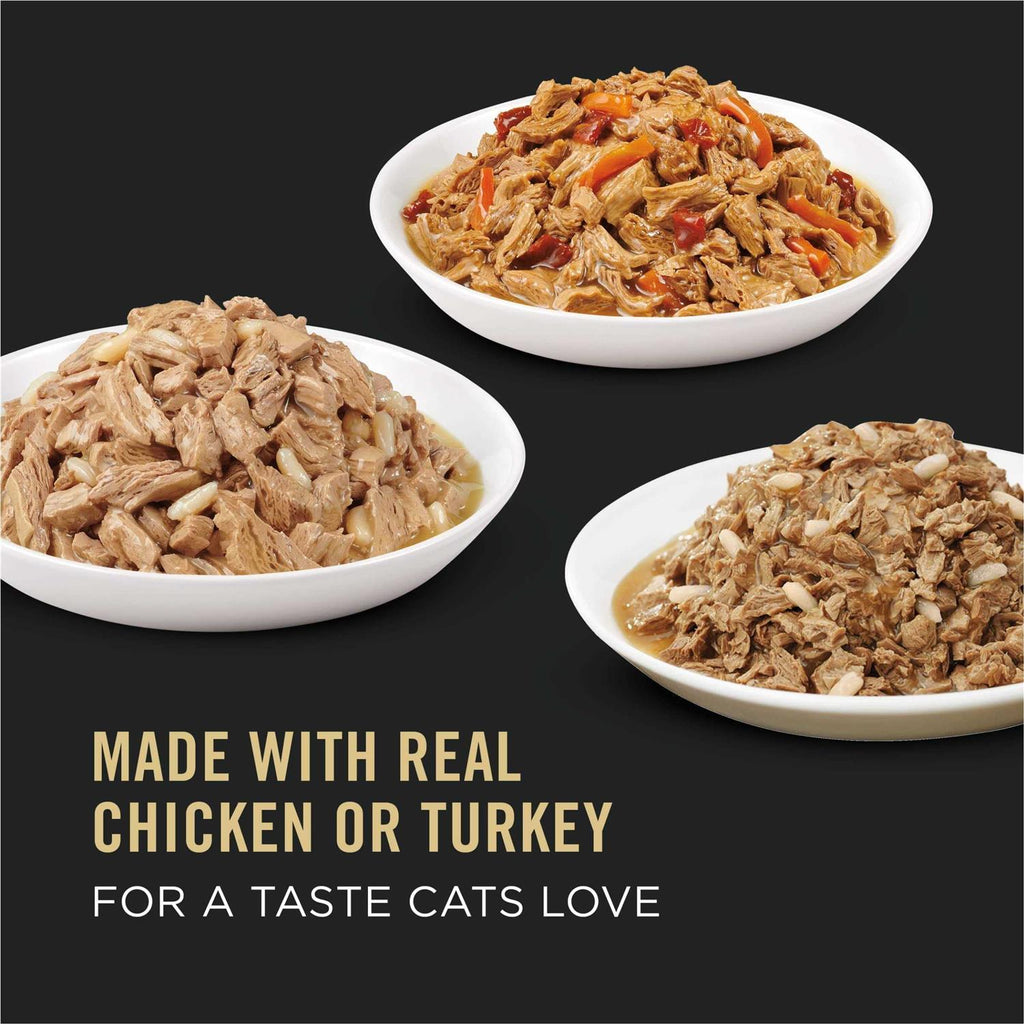Wet Cat Food Variety Pack Chicken and Turkey S8517