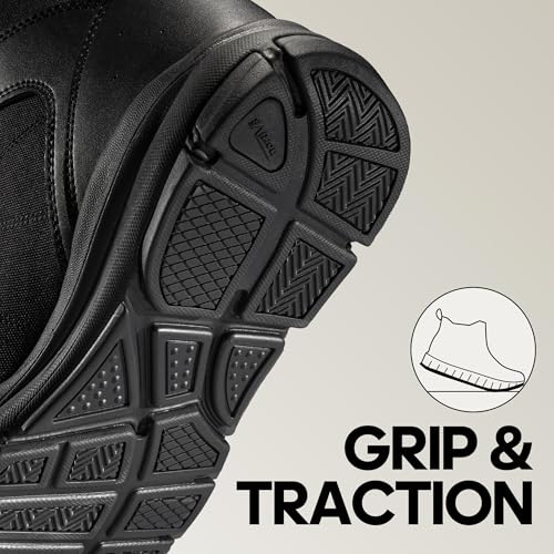 Men's Lightweight Tactical Work Boots for Hiking and Motorcycle S471808