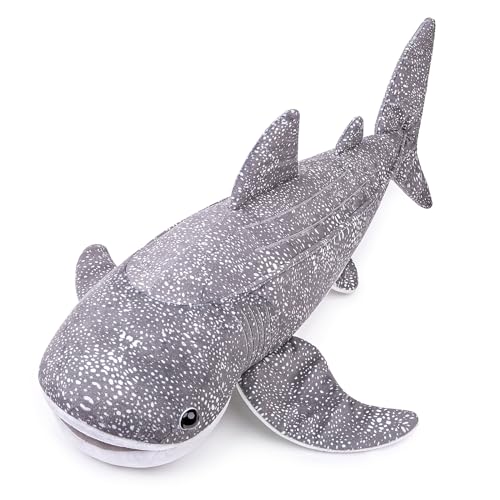 Realistic Whale Shark Plush, 31 Inch Stuffed Ocean Animal Toy H7059