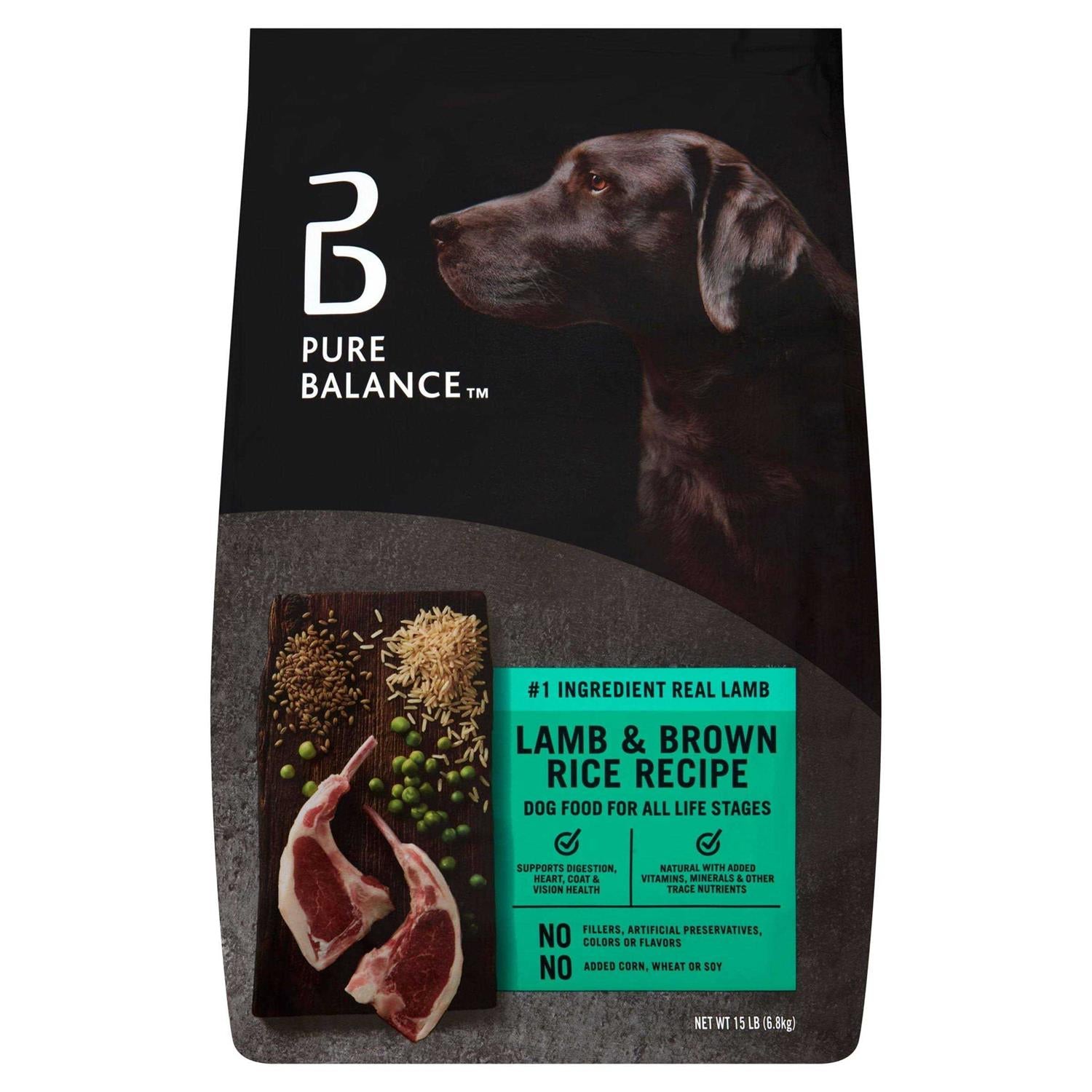 Pure Balance Lamb &amp; Brown Rice Recipe Dry Dog Food - Pet Supplies online store