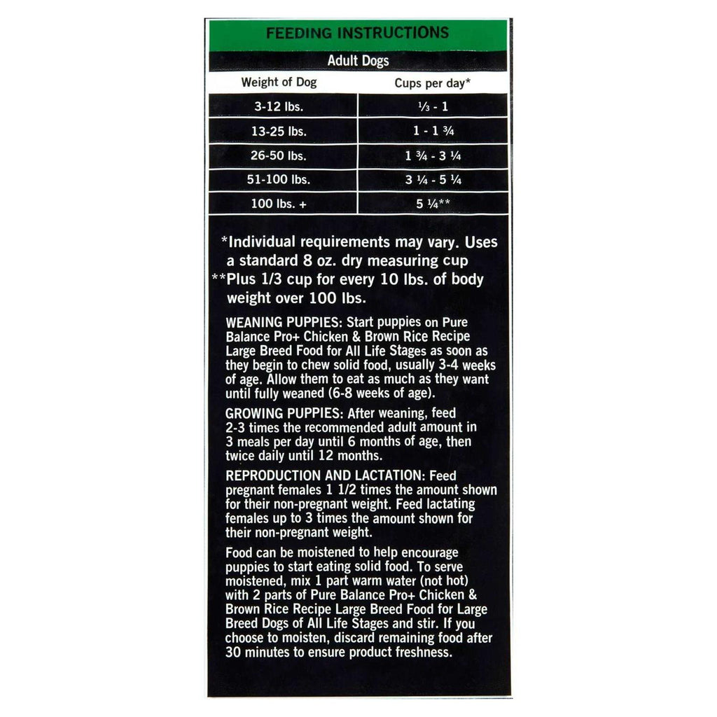 Large Breed Chicken & Brown Rice Dry Dog Food K92940