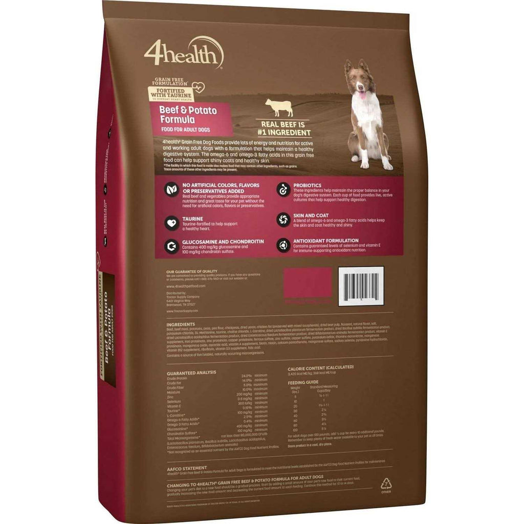 Grain Free Beef and Potato Dry Dog Food T16655