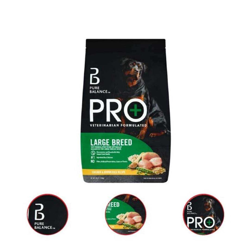 Large Breed Chicken & Brown Rice Dry Dog Food K92940
