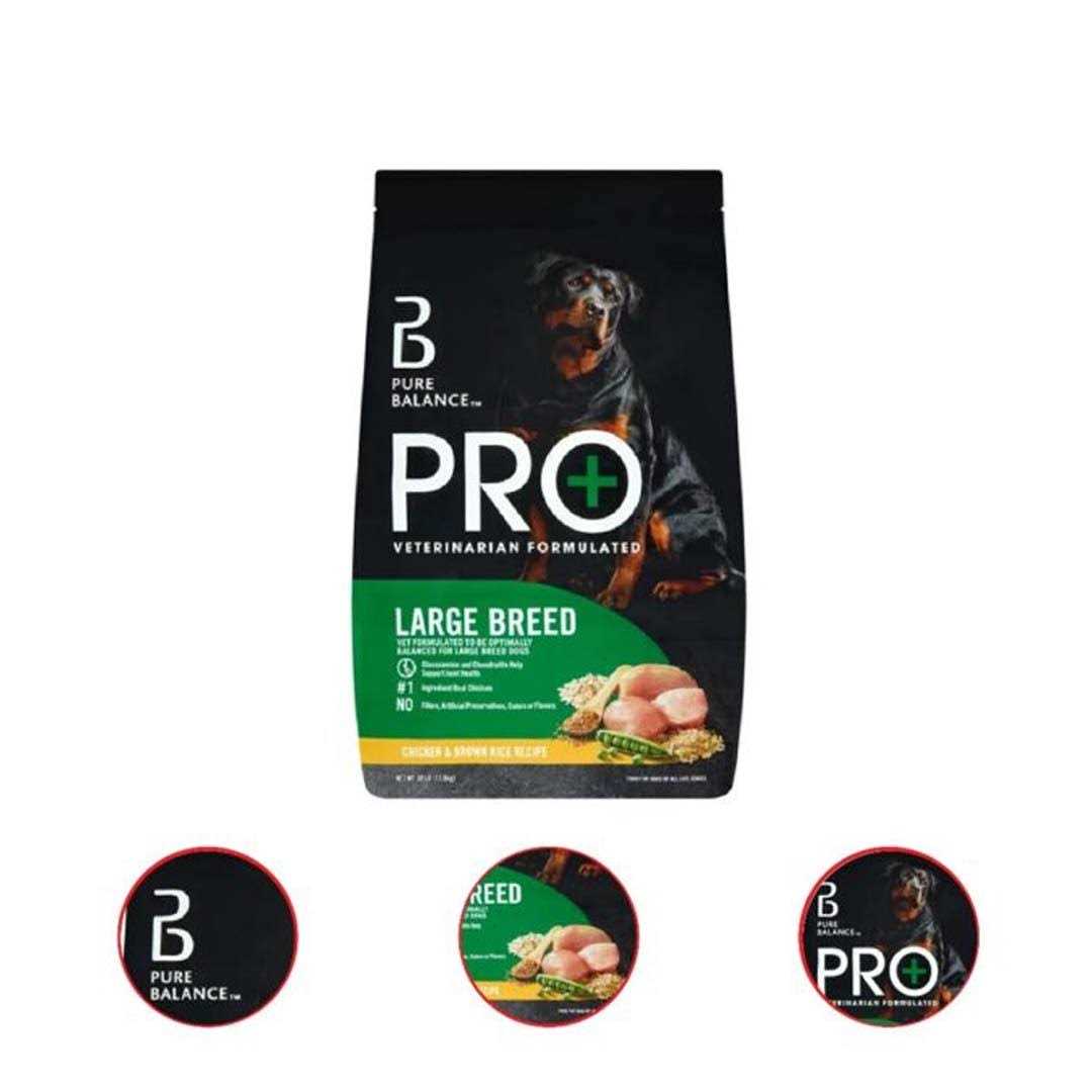 Large Breed Chicken & Brown Rice Dry Dog Food K92940