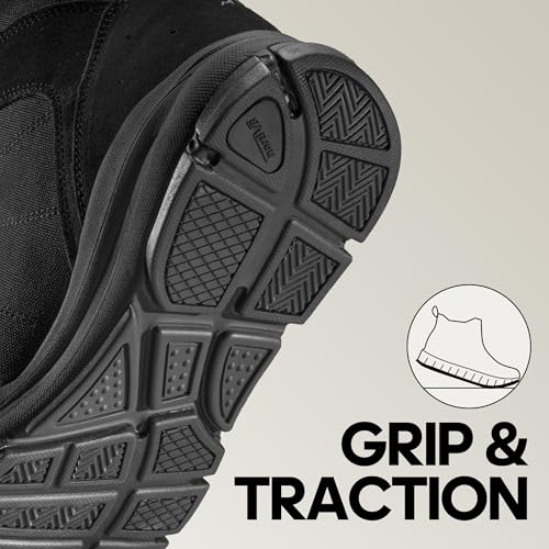 Men's Lightweight Tactical Work Boots for Hiking and Motorcycle S471808