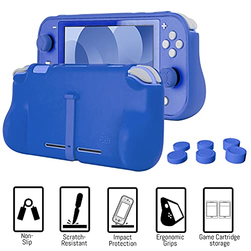 Switch Lite Accessories Bundle with Case, Screen Protector, USB Cable, Games Holder, Grip Case, Headphones, Thumb-Grip Pack K6558