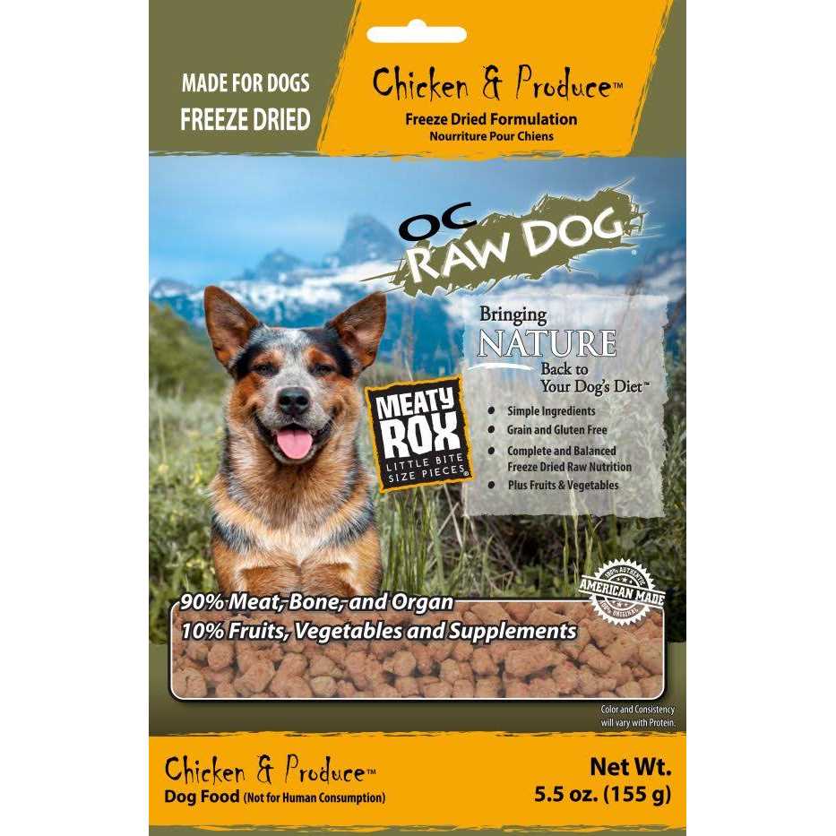 Freeze-Dried Chicken & Produce Sliders Dog Food N749329
