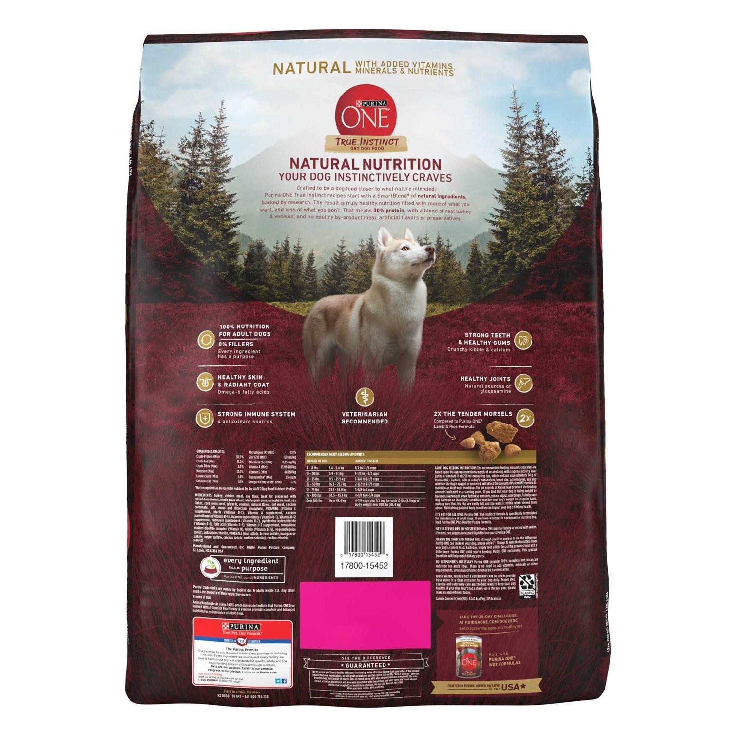 Real Turkey & Venison Dry Dog Food H807