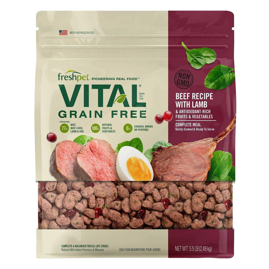 Freshpet Vital Complete Meals Grain-Free Beef &amp; Lamb Fresh Dog Food - Pet Supplies online store