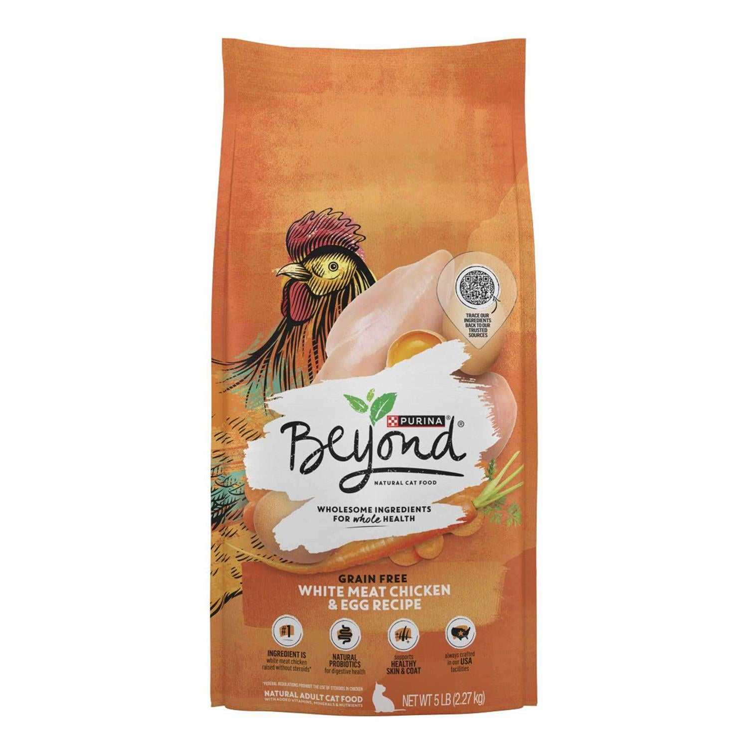 Purina Beyond Grain Free White Meat Chicken &amp; Egg Recipe Natural Dry Cat Food - Pet Supplies online store