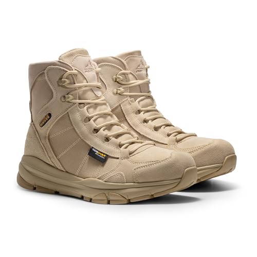Men's Lightweight Tactical Work Boots for Hiking and Motorcycle S471808