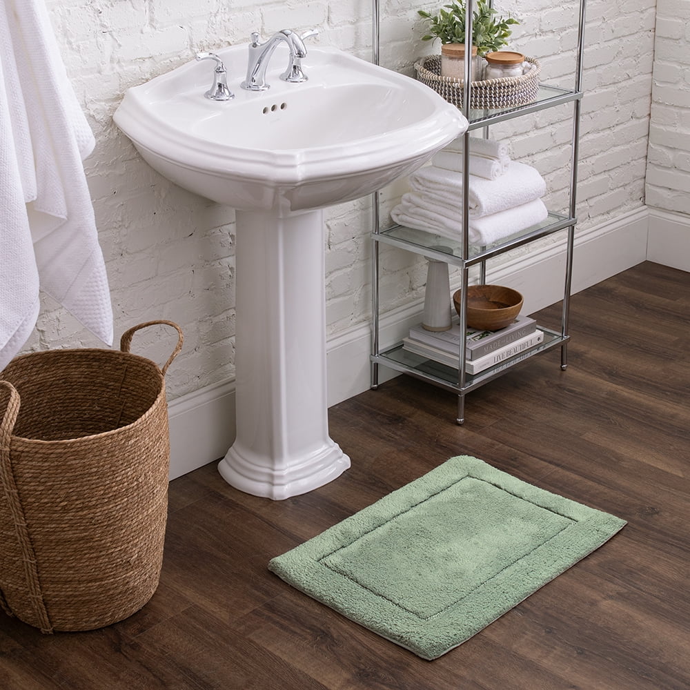 Cotton Bath Mat, Seaglass, 2' 3" x 3' 9" M9385