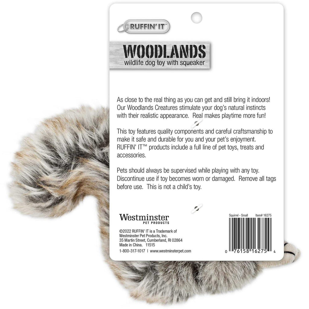 Squirrel Plush Dog Toy Z4352