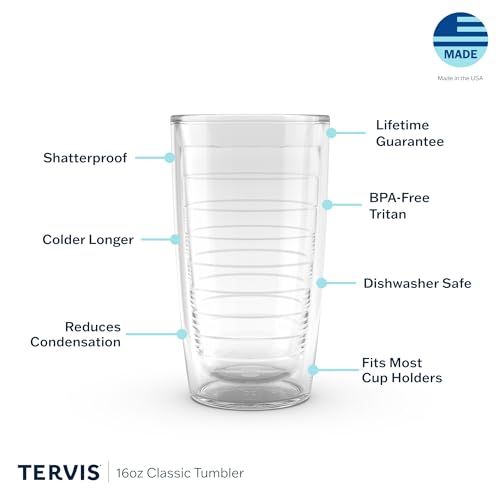Double Walled Insulated Tumbler Travel Cup, 16oz - 4pk H3360