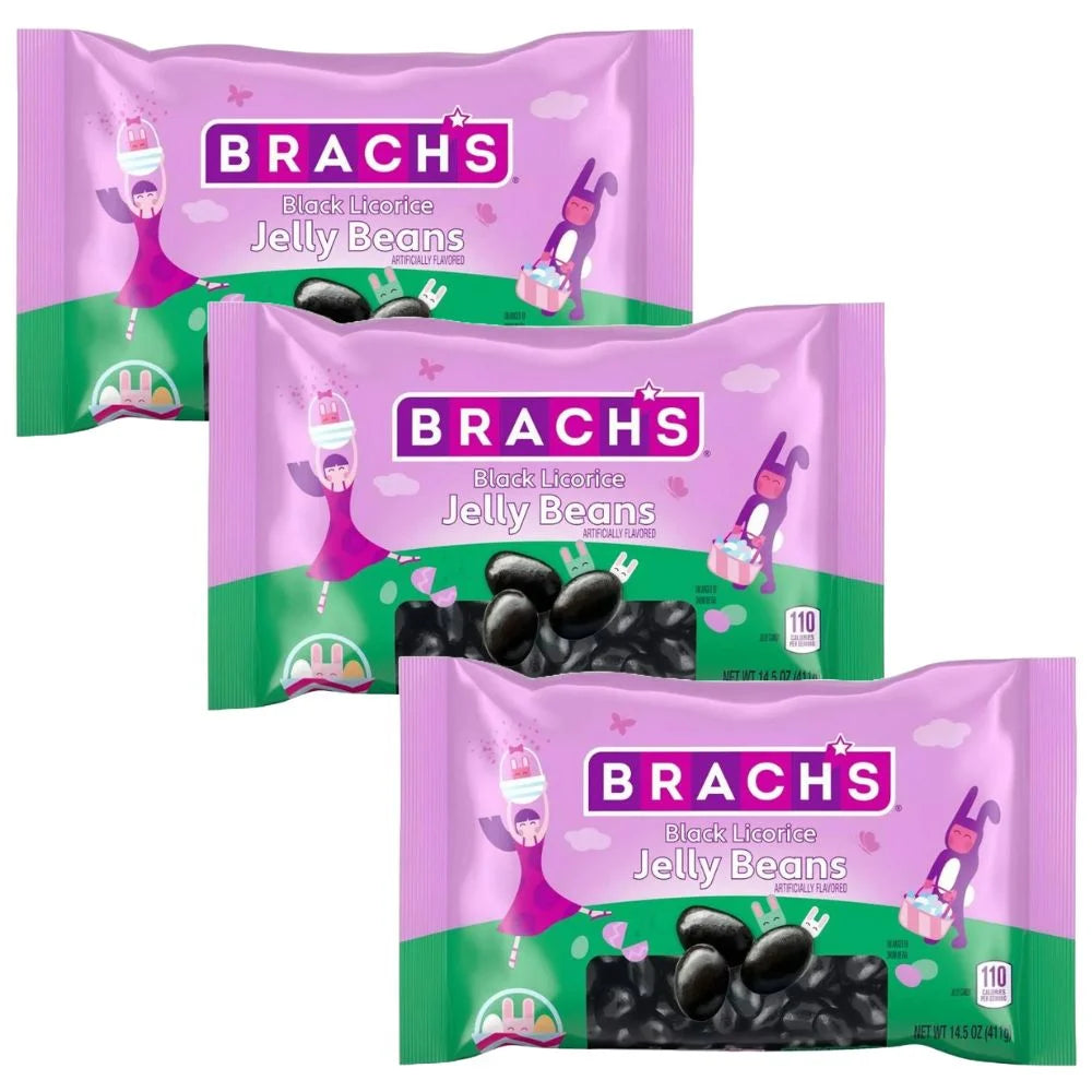 Easter Black Jelly Bird Eggs 14.5oz 3 Pack V8455