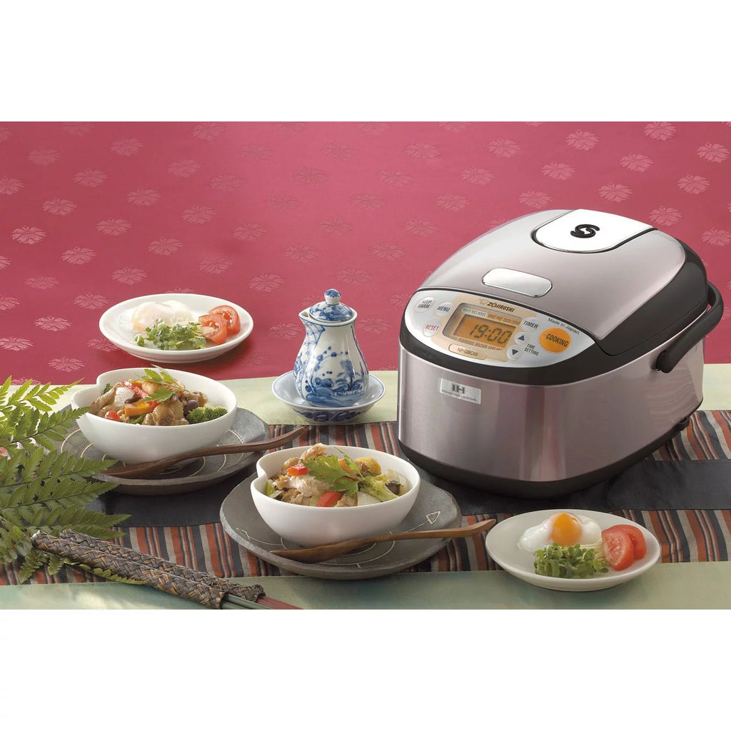 Induction Heating Rice Cooker and Warmer, 3-Cup with Knife Set G87946