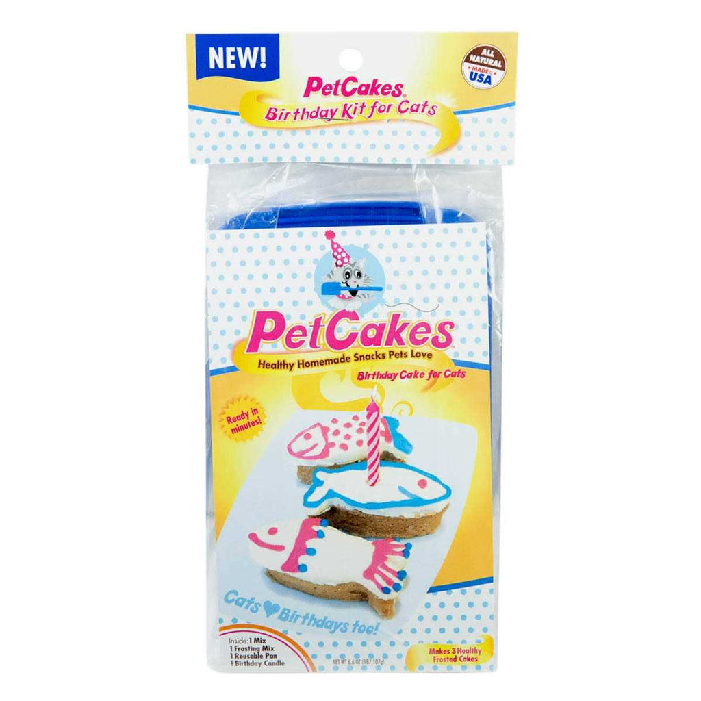 DIY Healthy Frosted Cat Birthday Cake Kit for Small Pets W589619