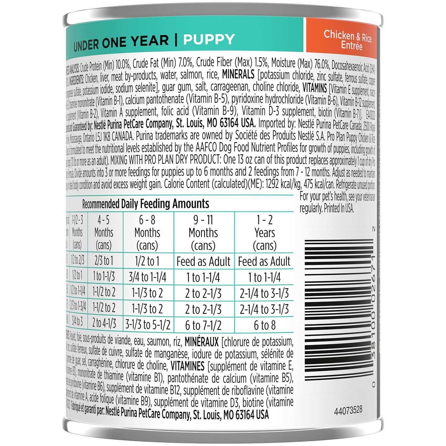 Puppy Chicken & Rice Canned Dog Food T295952