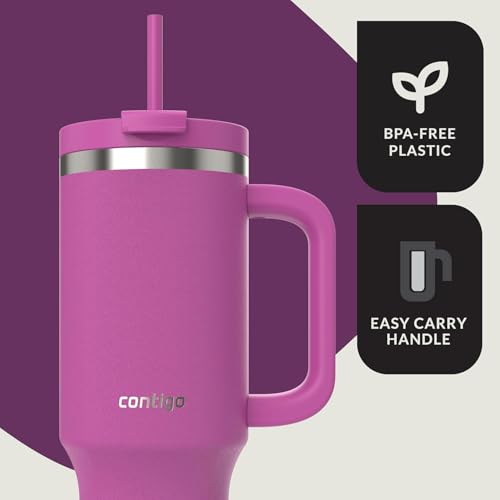 40oz Stainless Steel Vacuum Insulated Tumbler, Leak-Proof, Cold for 29 Hours O99583