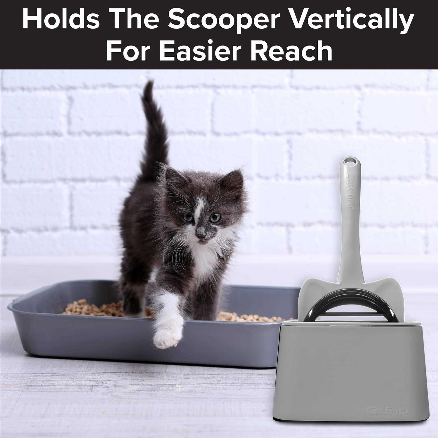 Cat Litter Scoop Holder with Stand for Most Scoops P439